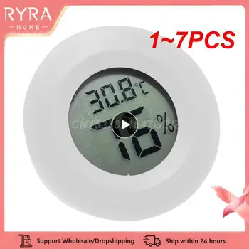 1-7 шт. + 70 ° C Мини ЖК-цифровой термометр Гигрометр для холодильника с морозильной камерой, тестер температуры, датчик влажности, детектор