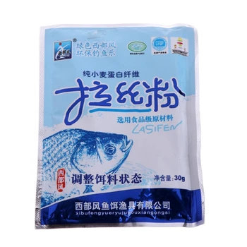 1 пакет Наклейка с белковыми волокнами, добавка для рыболовной приманки Рыба Карп 30 г