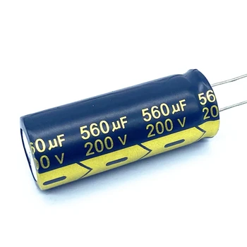 1 шт./лот 200 В 560 МКФ 200 В 560 мкФ алюминиевый электролитический конденсатор размер 18 *50 20%