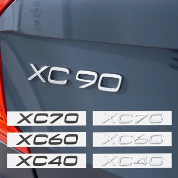 1ШТ 3D ABS Буквы Заднего Багажника Логотип Эмблема Значок Наклейки Для Volvo C30 V40 V60 V90 S40 S60 S80 S90 XC40 XC60 XC90 Аксессуары