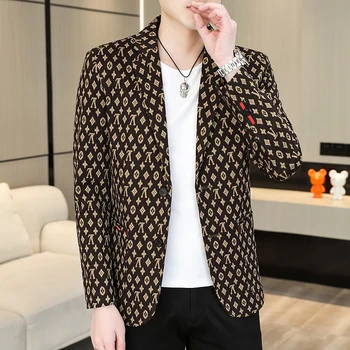 2023 Новый модный красивый костюм высокого класса на двух пуговицах, преимущественно корейская версия, приталенное повседневное одинарное пальто west coat