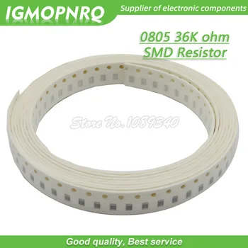 300шт 0805 SMD Резистор 36K Ом Чип-Резистор 1/8 Вт 36K Ом 0805-36K