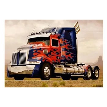 5D Алмазная картина Картина грузовика Полная квадратная круглая машина Горный хрусталь diy Мозаика Вышивка крестиком Дрель Вышивка