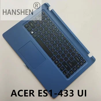 HANSHEN US Синяя Подставка для рук Клавиатура ноутбука ACER ASPIR ES1-433 ES1-433G N16P10 13N1-0UA0J01 Тачпад Динамик Американская Раскладка