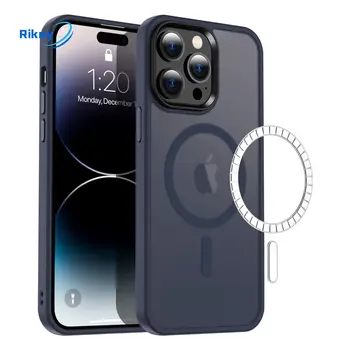 Rikey Для iPhone14 Promax Чехол Для телефона Apple 13 14 Новый Красочный Кожаный Магнитный чехол iphone se 2020 case iphone 11 case