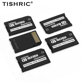 TISHRIC MS Pro Duo Card Reader Адаптер Micro SD TF для карт памяти с одним Двойным Слотом Поддержка 16 ГБ TF-карты памяти SD-карты