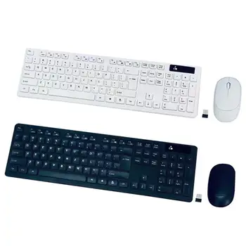 Беспроводная Bluetooth-совместимая клавиатура-мышь, подключаемая к интернету, водонепроницаемая клавиатура-мышь 2,4 g для настольного компьютера, компактная для ноутбука.