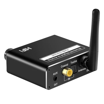 Беспроводной Комплект Цифроаналогового Преобразователя ЦАП Bluetooth 5.0 С Дистанционным Управлением, Коаксиальный Аудиоадаптер USB с поддержкой 3,5 Мм