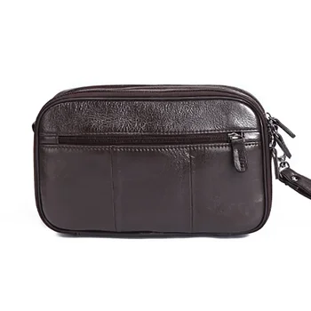 Высококачественная сумка для рук из натуральной кожи, мужской повседневный длинный кошелек, 6,4-дюймовый мобильный телефон, мужские удобные сумки-клатчи