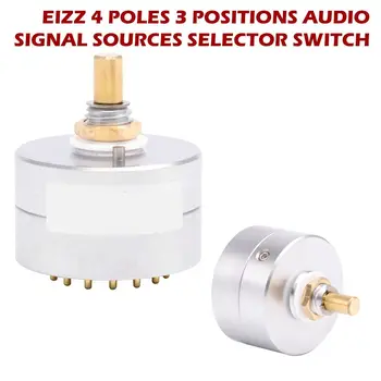 Для Hifi AMP EIZZ 4003 3 полюса 4 положения переключателя источников аудиосигнала