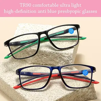 Защита глаз, очки для чтения с синим светом, Сверхлегкие оптические очки TR90, спортивные, блокирующие синие лучи
