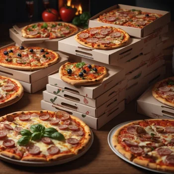 Индивидуальная цена производителя Высококачественная изготовленная на заказ биоразлагаемая коробка для пиццы объемная картонная коробка для пиццы