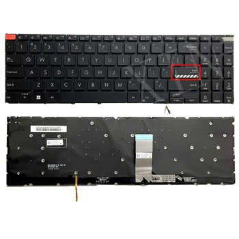 Клавиатура Ноутбука с подсветкой US Для Asus Vivobook Pro15 OLED K6602Z X1603Z клавиатура