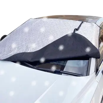 Крышка Лобового Стекла Автомобиля Снежный Покров Крышка Лобового Стекла Автомобиля Защита От Снега Блокиратор Льда Защита Переднего Стекла Автоаксессуары