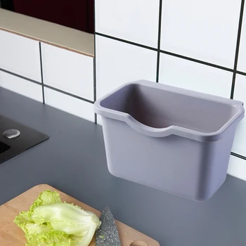 Кухонное ведро для компоста для столешницы или под раковиной, подвесное маленькое мусорное ведро для шкафа / ванной комнаты / спальни / офиса / кемпинга