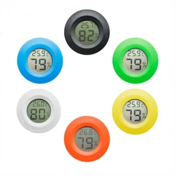 Мини-ЖК-цифровой термометр-гигрометр, датчик температуры в помещении, 6 цветов, внутренний ЖК-прибор для дома