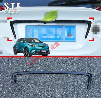 Накладка На Заднюю Крышку Багажника В Стиле Углеродного Волокна Для Toyota C-HR CHR 2017 2018 2019 Автомобильные Аксессуары Наклейки