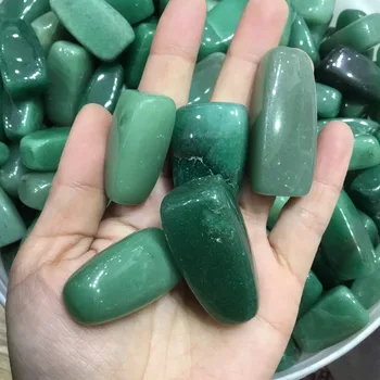 Натуральный полированный драгоценный камень, кристалл Зеленого авантюрина, россыпные камни для Рейки