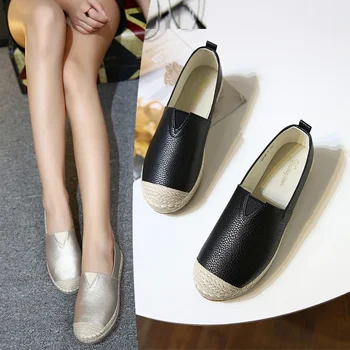 Новые качественные женские туфли на плоской подошве, повседневная обувь в рыбацком стиле, женские модные кроссовки, женские лоферы, слипоны, большие размеры, Римская обувь в стиле ретро