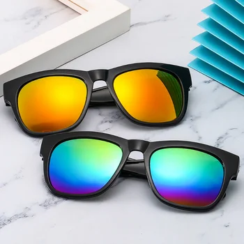 Новые квадратные солнцезащитные очки в большой оправе, мужские классические винтажные солнцезащитные очки, женские брендовые дизайнерские модные очки UV400 Gafas De Sol