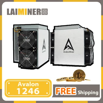 Новый AvalonMiner 1246 85T 87T 90TH /S 3420 Вт с Блоком Питания BTC BTH Машина Для майнинга Биткоинов Asic Blockchain Miners