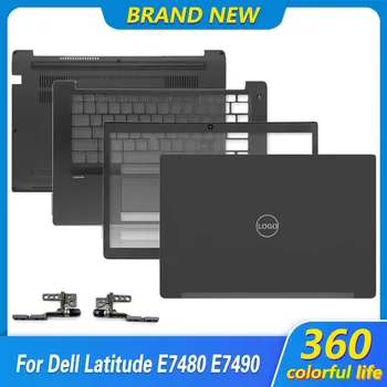 Новый чехол для Dell Latitude E7480 7480 LCD Задняя крышка/Передняя панель/Петли/Подставка для рук/Нижняя Нижняя Крышка корпуса Non Touch Черный 0GRXR9