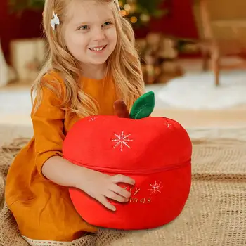 Рождественские плюшевые игрушки, удобная пушистая подушка в форме фрукта, подушка для дома, детей и взрослых, подарок для рождественской вечеринки, аксессуары для украшения