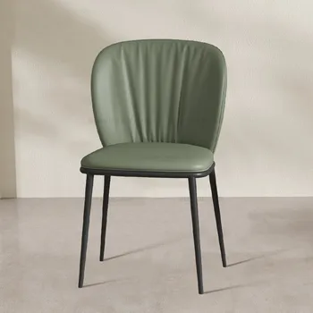 Современные обеденные стулья Nordic Оливково-зеленого цвета, эргономичные роскошные скандинавские стулья для столовой, игровая мебель Sillas Plegables MQ50CY
