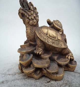Сплетни о медном драконе украшения Хин Чхве для транспортировки Домашней мебели, украшения для маленьких комнатных животных