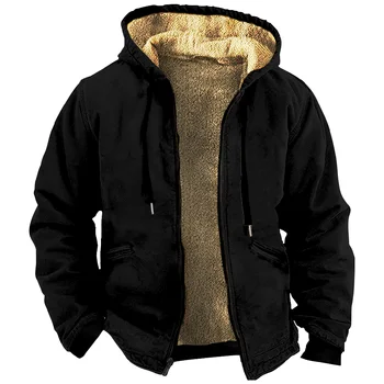 Толстовка на молнии Yoshitomo Nara, мужская утепленная зимняя куртка с длинным рукавом, уличное пальто с 3D принтом
