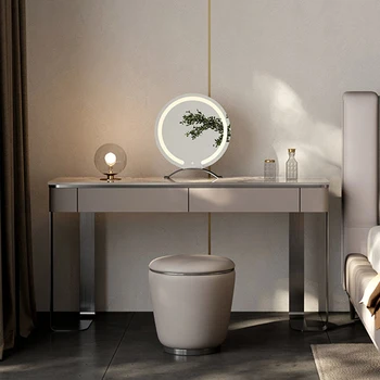 Туалетный столик Rock board, письменный стол, встроенный туалетный столик, итальянский минималистичный туалетный столик