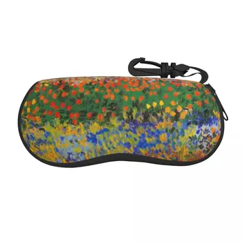 Цветочный сад Винсента Ван Гога Защитные чехлы для очков в виде ракушки, классный чехол для солнцезащитных очков, художественная роспись, чехол для очков