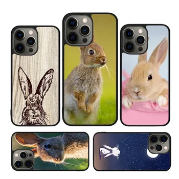 Чехол Bunny rabbit Night Sky Moon Для iPhone 15 SE 2020 XR X XS Max 6S 7 8 Plus 12 13 Mini 11 12 13 14 Pro Max Чехол-Бампер