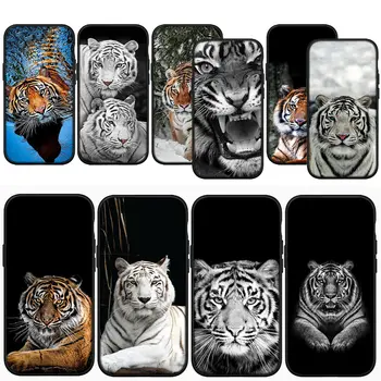 Чехол для телефона Wild The Tiger Animal Cover для Apple iPhone 15 14 13 12 Mini 11 Pro XS Max X XR 7 8 Plus + 15 + Мягкий Корпус